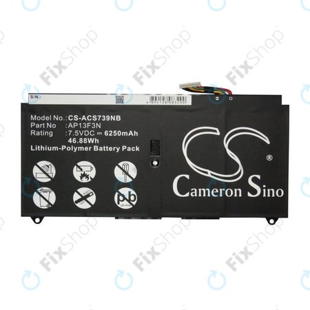 Batterie pour Acer Aspire S7, 6250mAh, Li-Pol, 7.5V, AP13F3N, HQ