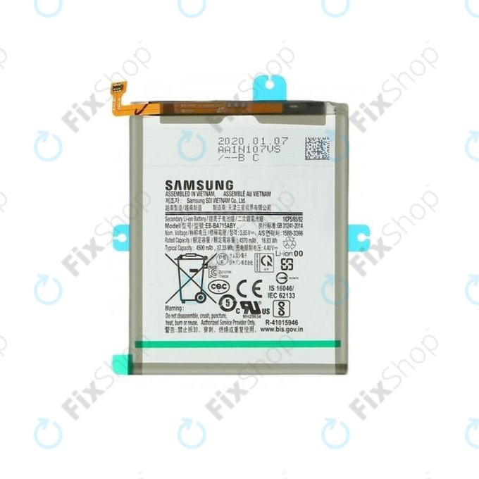 Samsung Galaxy A71 A715F - Batterie EB-BA715ABY 4500mAh - GH82-22153A Genuine Service Pack