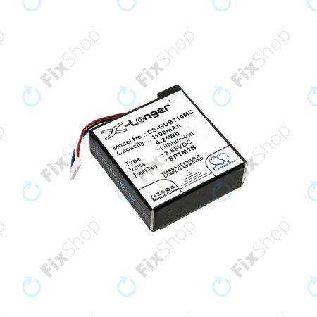 Batterie pour Gopro Hero 7 Silver, White, 1100mAh, Li-Ion, 3.85V, SPTM1B, HQ
