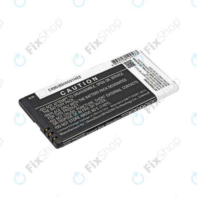 Batterie pour Nokia Lumia 730, 2200mAh, Li-Ion, 3.8V, BL-T5A, HQ