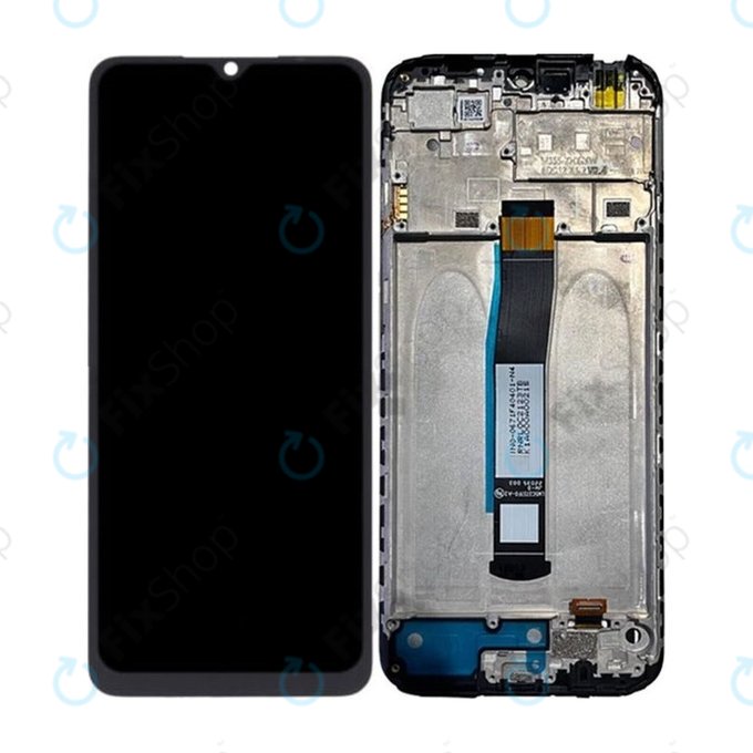 Xiaomi Redmi 10C 220333QAG 220333QBI - Écran LCD + Écran Tactile + Cadre (Graphite Gray) - 560001C3QA00 Genuine Service Pack