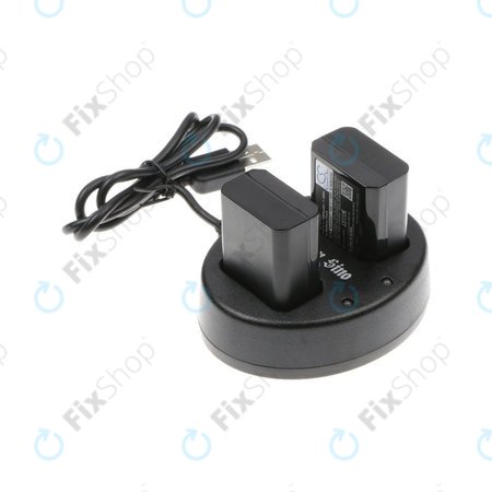 2 batteries avec chargeur pourSony NEX-5, Alpha 7, NEX-7, 1030mAh, Li-Ion, 7.4V, NP-FW50, HQ