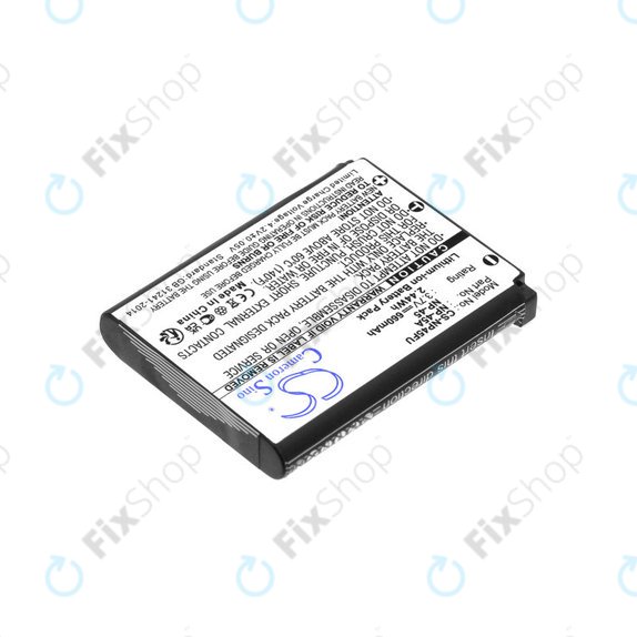 Batterie pour Leica, ALBA, Fujifilm, Avision, Praktica, Medion, 660mAh, Li-ion, 3.7V, NP-45, HQ