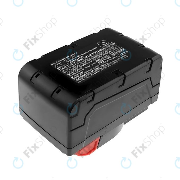Batterie pour Milwaukee HD28 SG, HD28 SX, 6000mAh, Li-Ion, 28V, 0700 956 730, HQ