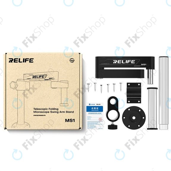 Relife RL-MS1 - Support universel avec bras rotatif pour microscope