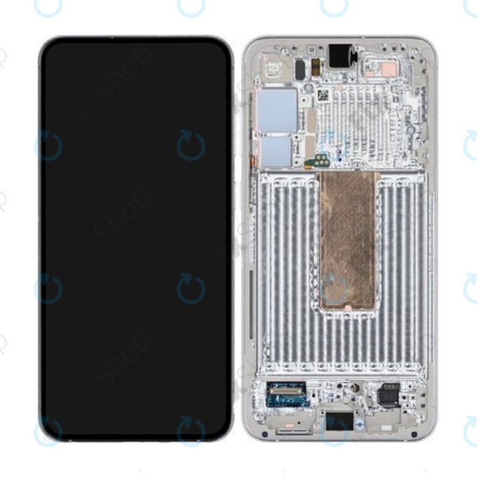Samsung Galaxy S23 Plus S916B - Écran LCD + Écran tactile + Cadre (Lime) - GH82-30478F, GH82-30476F, GH82-30477F Genuine Service Pack