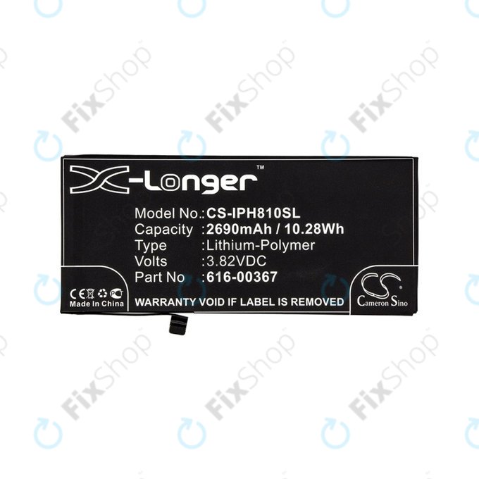 Apple iPhone 8 Plus - Batterie 616-00367 2690mAh HQ