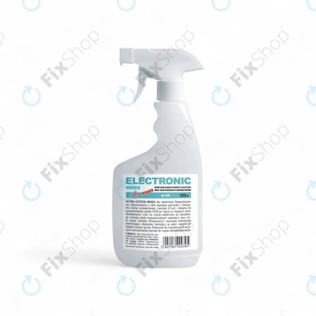 Eau déminéralisée pour électronique, 500 ml, avec pulvérisateur