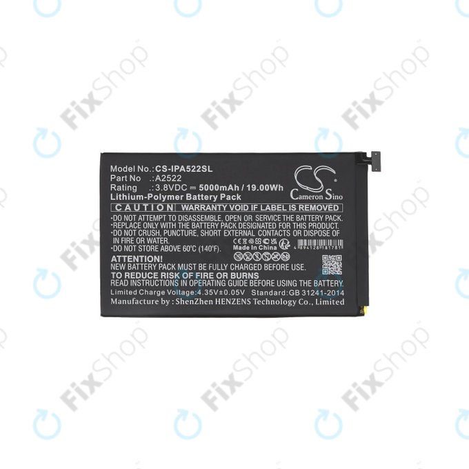 Apple iPad Mini 6 - Batterie A2522 5000mAh HQ