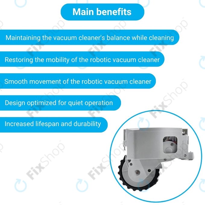 Xiaomi Mijia 1S - Roue avec moteur (gauche) (Blanc)