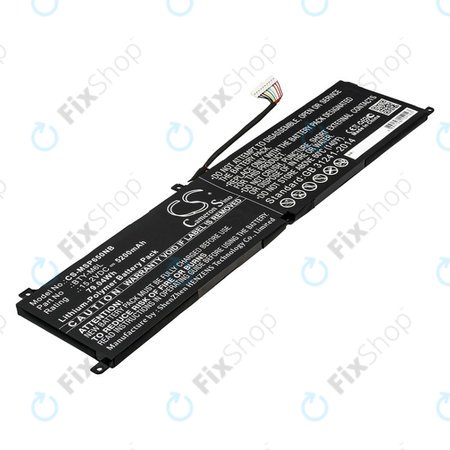 Batterie pour MSI GS65 Stealth Thin, PS63, P65 Creator 8RF, 5200mAh, Li-Pol, 15.2V, BTY-M6L, HQ
