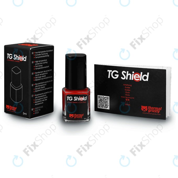 Vernis de protection contre le métal liquide 5ml, Thermal Grizzly TG Shield
