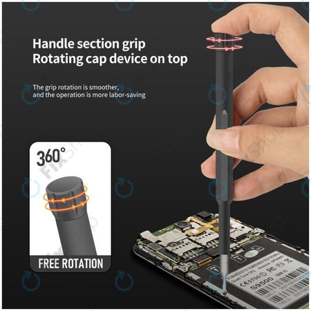 Kingsdun - Jeu de tournevis de précision pour réparation de téléphones et PC 44 en 1