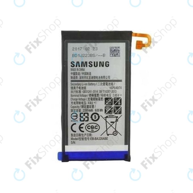 Samsung Galaxy A3 A320F (2017) - Batterie BA320ABE 2500mAh - GH43-04677A Genuine Service Pack