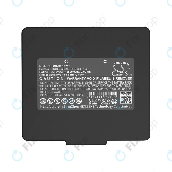 Batterie pour Hetronic, 2500mAh, Ni-MH, 3.6V, RHE3620KG, HQ
