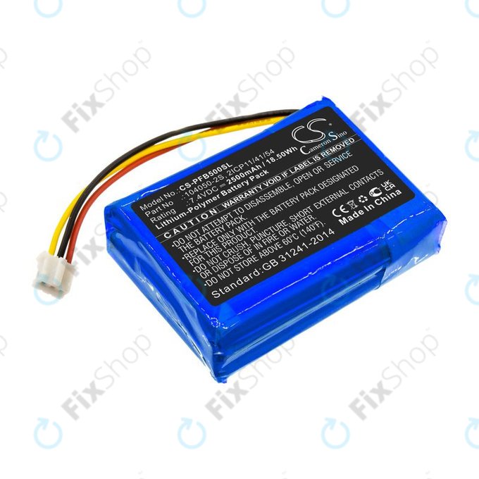 Batterie pour Philips Fidelio B5/12, Fidelio HTL9100, Fidelio HTL9300, 2500mAh, Li-Pol, 7.4V, 104050-2S, HQ