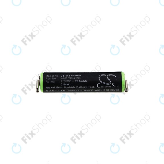 Batterie pour Wella Bella, Chromini, Super, Contura HS61, 700mAh, Ni-MH, 1.2V, WM1590-7290, HQ