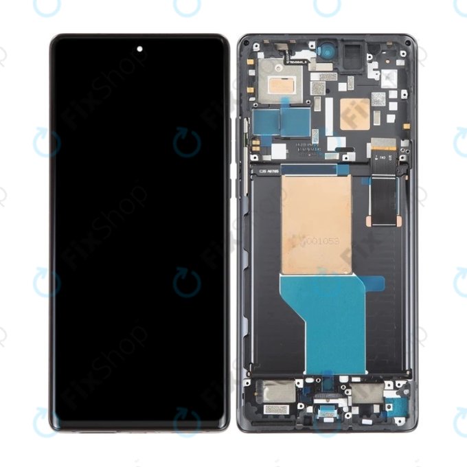 Motorola Edge 30 Ultra XT2241 - Écran LCD + Écran Tactile + Cadre (Noir Interstellaire) TFT