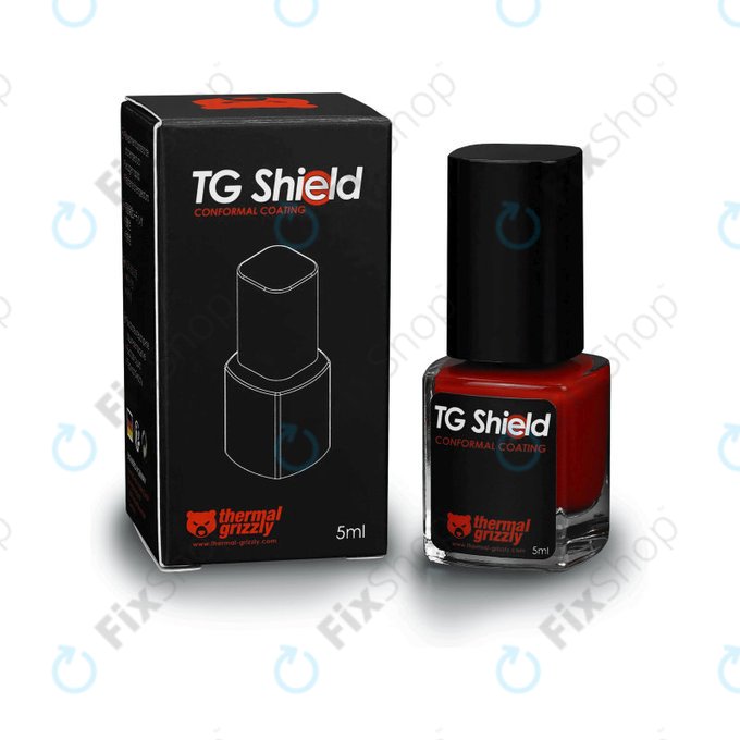 Vernis de protection contre le métal liquide 5ml, Thermal Grizzly TG Shield