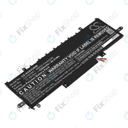 Batterie pour Asus ZenBook 14, Flip 14, 4200mAh, Li-Pol, 11.55V, C31N1841, HQ