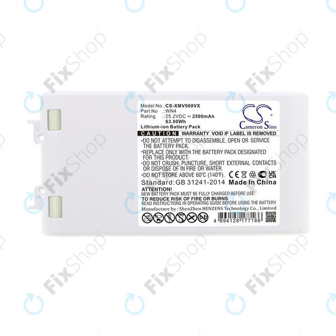 Batterie pour Xiaomi Dreame V10, V9, V8, XR, 2500mAh, Li-Ion, 25.2V, WN4, HQ
