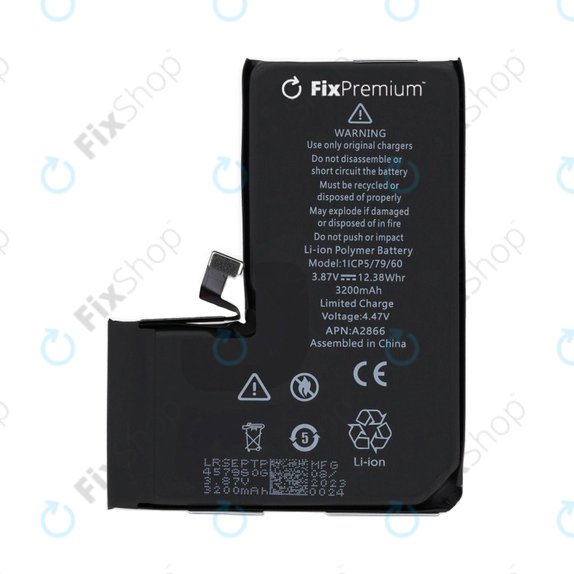 Apple iPhone 14 Pro - Batterie A2866 3200mAh FixPremium