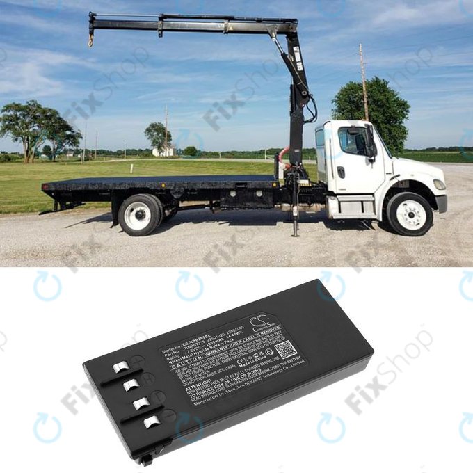 Batterie pour Hiab 077 Hiduo, 088CL, 095, 2000mAh, Ni-MH, 7.2V, RNBB7215, 2.250.1000, HQ