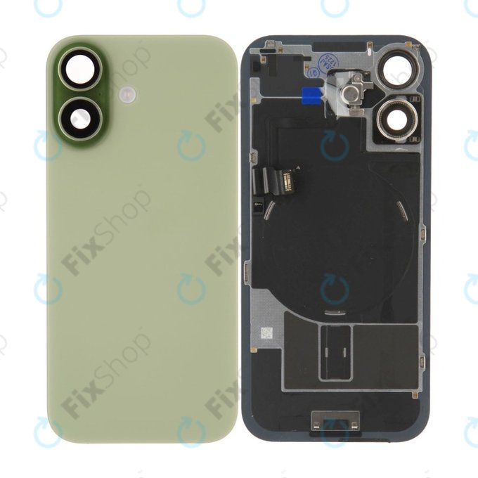 Verre de coque arrière pour iPhone 17, Sage, Pulled A