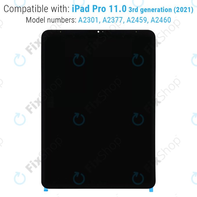 Apple iPad Pro 11.0 (3rd Gen 2021, 4th Gen 2022) - Écran LCD + écran tactile Refurbished