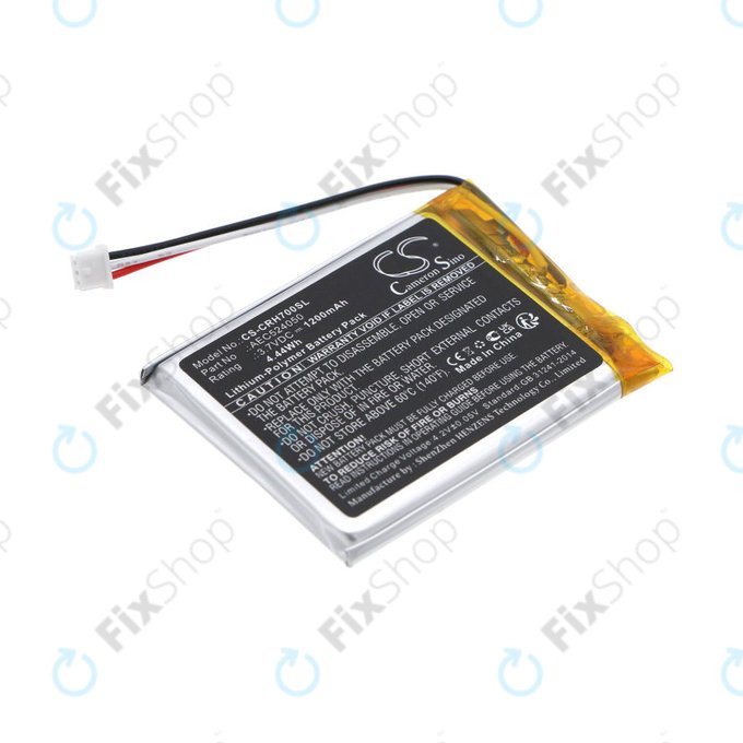 Batterie pour Corsair HS75 XB, HS70 SE Void Pro RGB, HS70SE, 1200mAh, Li-Pol, 3.7V, AEC524050, HQ