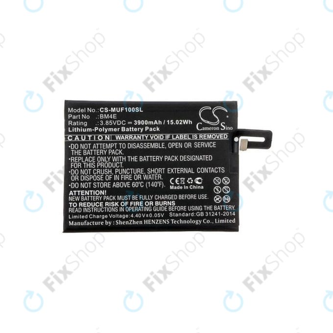 Xiaomi Pocophone F1 - Batterie BM4E 3900mAh HQ