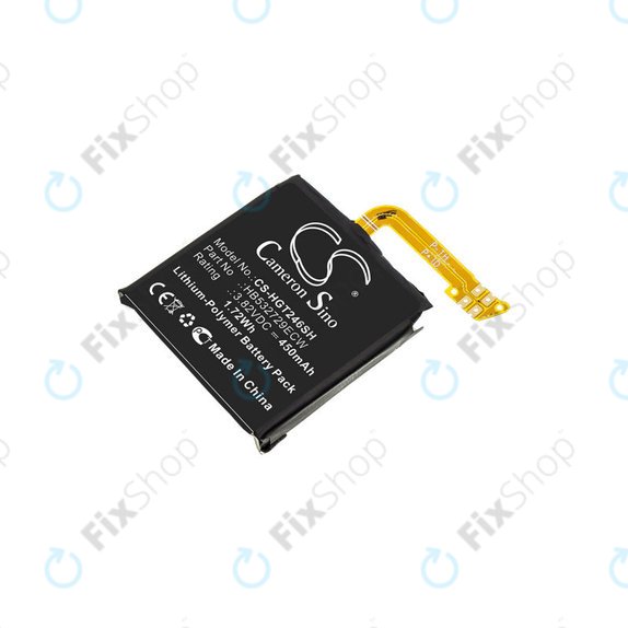 Batterie pour Huawei Watch GT2 Latona-B19 46mm, 450mAh, Li-Pol, 3.82 V, HB532729ECW, HQ
