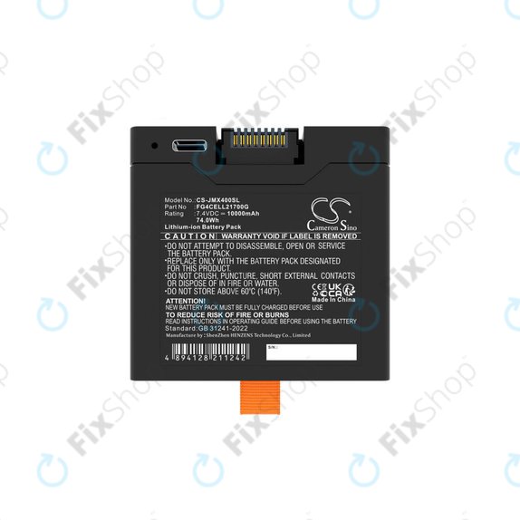 Batterie pour JBL Partybox Club 320, Partybox Stage 320, Xtreme 4, 10000mAh, Li-Ion, 7.4V, FG4CELL21700G, HQ