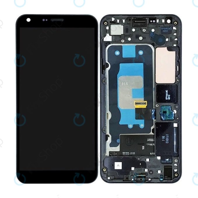 LG Q6 M700N - Écran LCD + Écran tactile + Cadre (Noir)