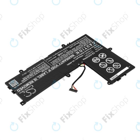 Batterie pour Asus VivoBook E200, L200, Eeebook X206, 3350mAh, Li-Pol, 7.6V, C21N1521, HQ