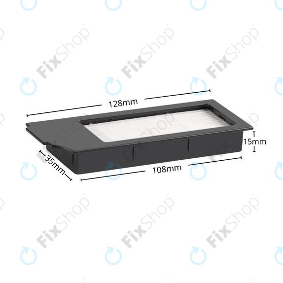 Filtre à poussière, 2 pièces pour Ecovacs Deebot X1-series, T10-series