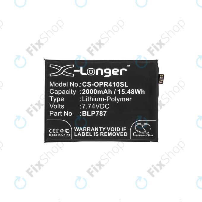 Oppo Reno 4 Pro CPH2109 - Batterie BLP787 2000mAh HQ