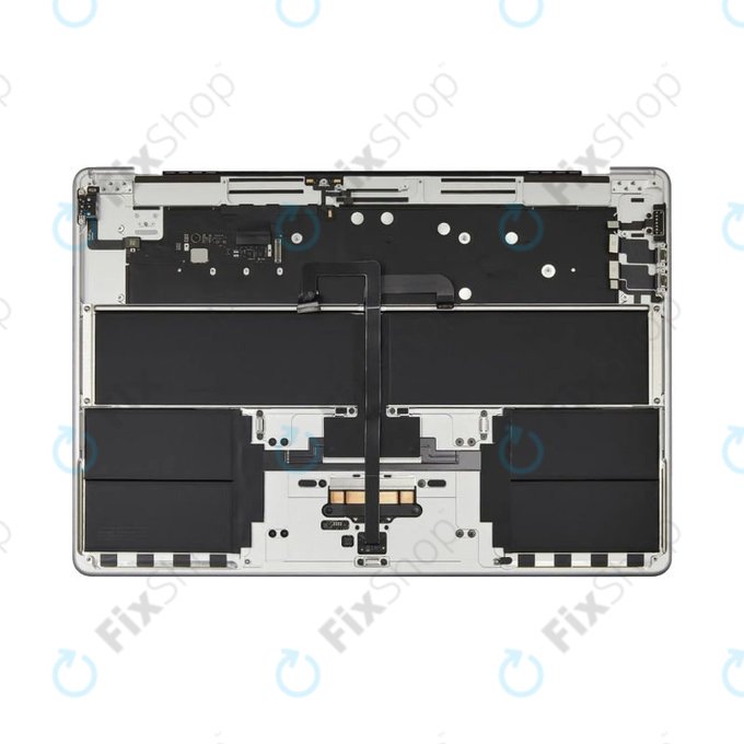 Cadre supérieur clavier pour MacBook Air 15", A3114 (2024), avec clavier US et batterie, Silver, 661-40267, Genuine Apple