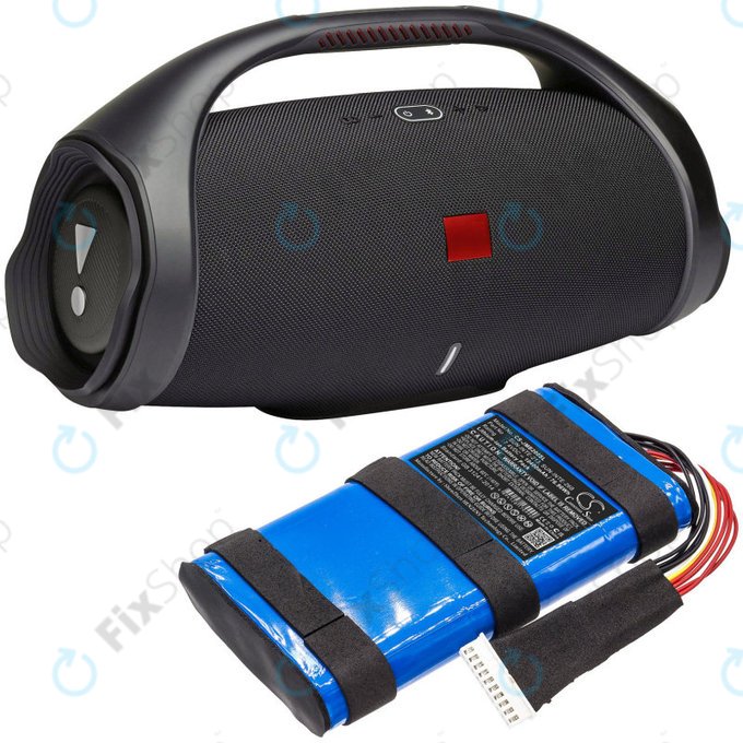 Batterie pour JBL Boombox 2, 10400mAh, Li-Ion, 7.4V, SUN-INTE-213, HQ