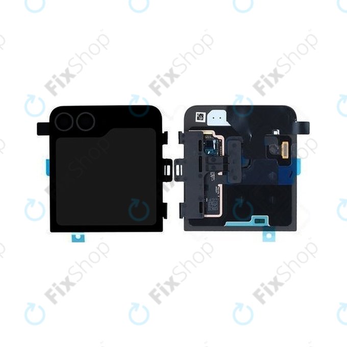 Samsung Galaxy Z Flip 6 F741B - Écran LCD + Écran tactile + Cadre (Externe) (Crafted Black) - GH97-30012E Genuine Service Pack