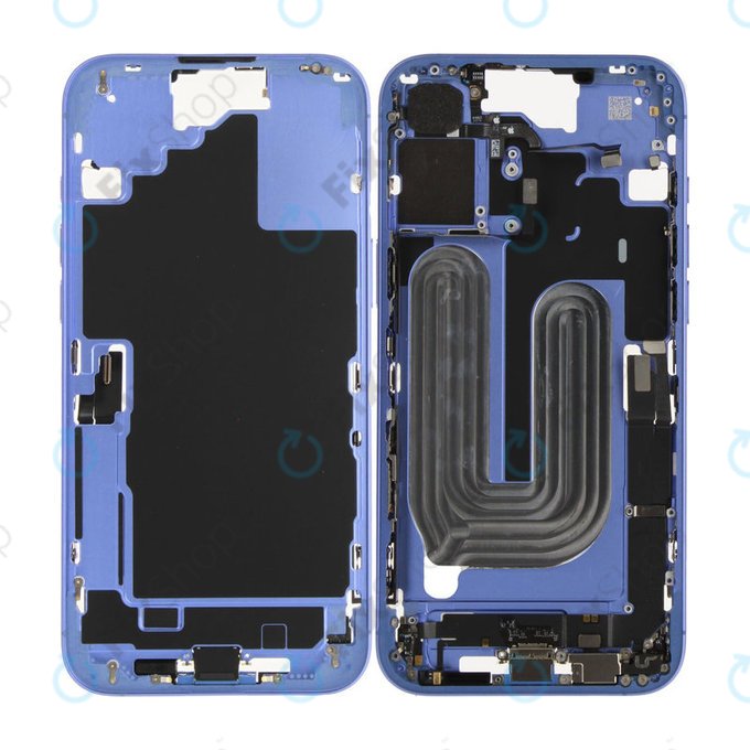 Cadre central avec batterie pour iPhone 16 Plus | Blue | ZD076-00687 | Genuine Apple