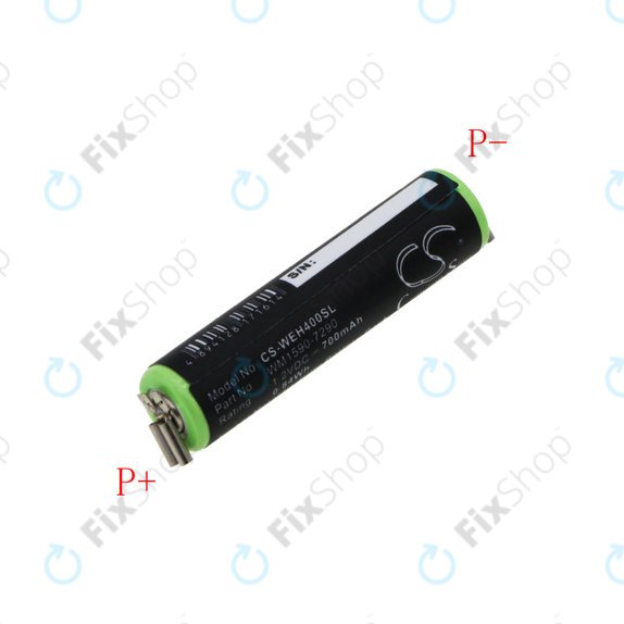 Batterie pour Wella Bella, Chromini, Super, Contura HS61, 700mAh, Ni-MH, 1.2V, WM1590-7290, HQ