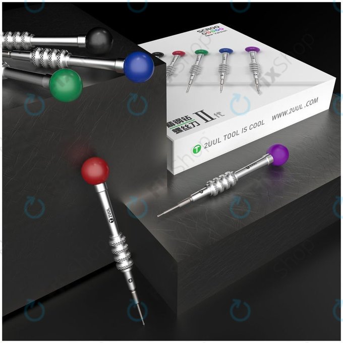 2UUL Scroo - Jeu de tournevis Lollipop 5 en 1 (nouvelle version)