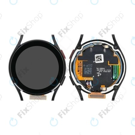 Samsung Galaxy Watch 4 40 mm R865 - Écran LCD + Écran tactile + Cadre (Noir) - GH82-28815A Genuine Service Pack