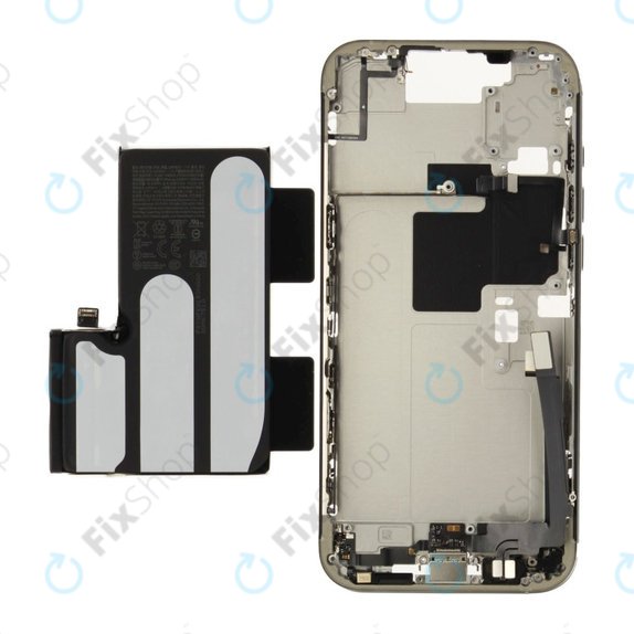 Cadre central avec batterie pour iPhone 16 Pro Max | White Titanium | ZD076-00694 | Genuine Apple