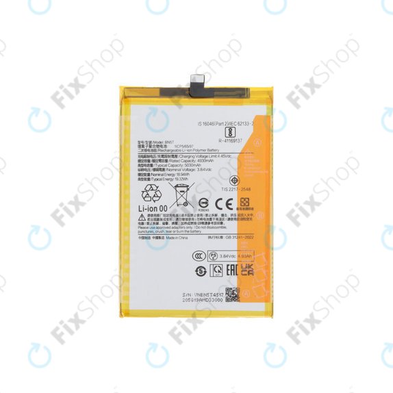 Xiaomi Redmi 13 24049RN28L, 13 5G, Poco M6 4G - Batterie BN5T 5030mAh