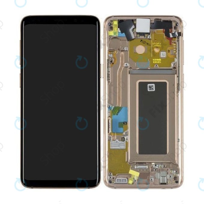 Samsung Galaxy S9 G960F - Écran LCD + Ecran Tactile + Cadre (Sunrise Gold) - GH97-21696E, GH97-21697E Genuine Service Pack