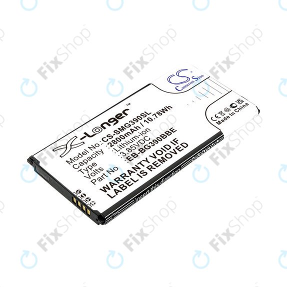 Batterie pour Samsung Galaxy Xcover 4, 4S, 2800mAh, Li-Ion, 3.85V, EB-BG390BBE, HQ