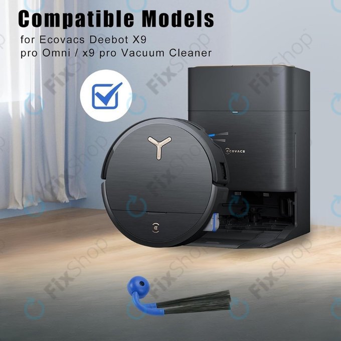 Brosse latérale, 2 pièces pour Ecovacs Deebot X9 Pro Omni, X9 Pro