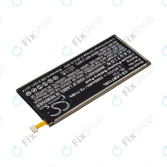 Batterie pour LG L713dl, LG LG-Q710al, LG Lm-L713dl, 3300mAh, Li-Pol, 3.85V, BL-T37, HQ